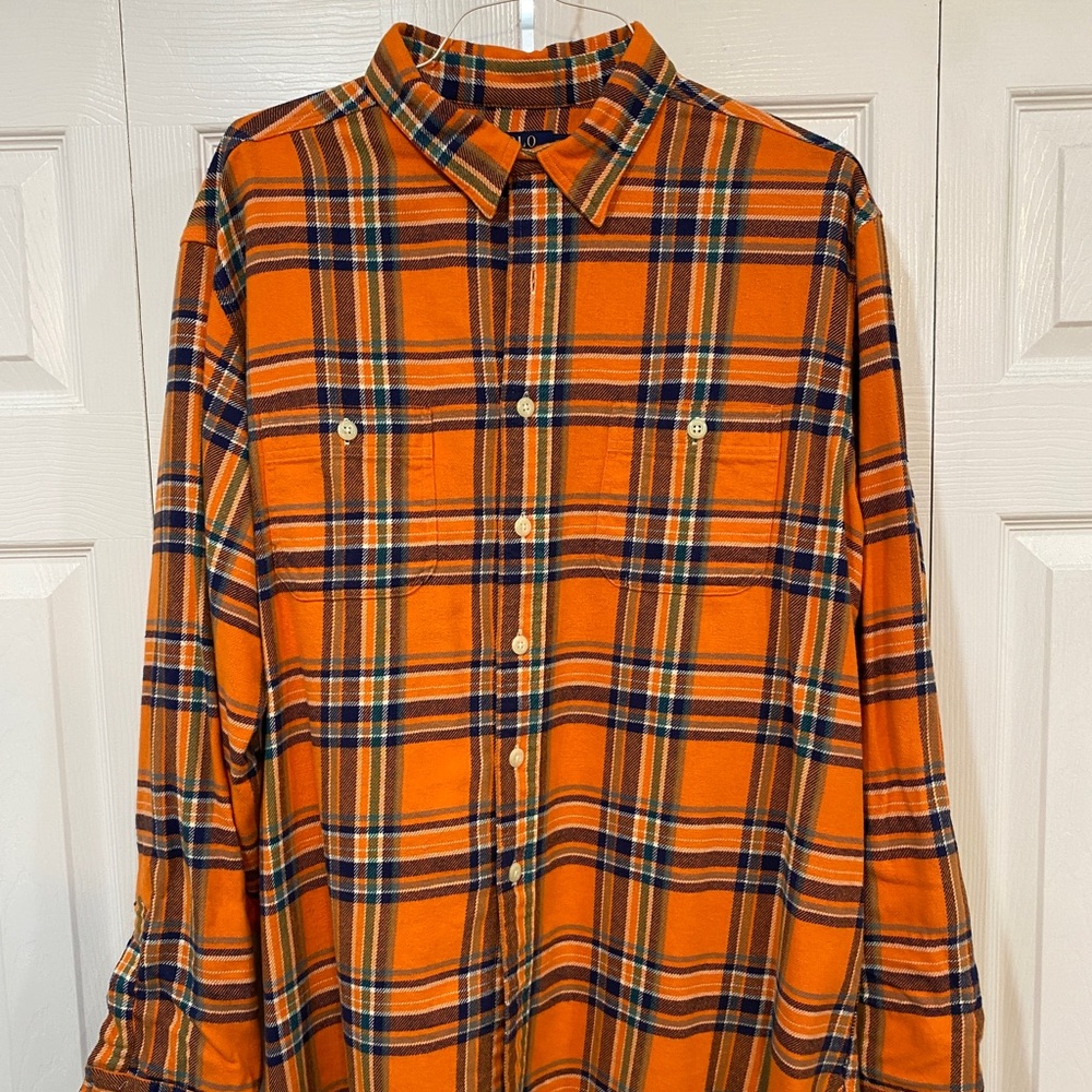 Polo Ralph Lauren XXL long sleeve fall shirt - like new, smoke & pet free home